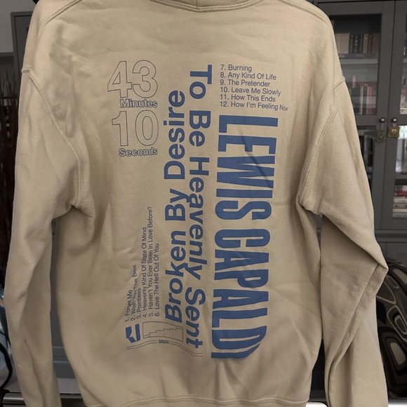 Lewis Capaldi tour hoodie - Picture 2 of 3
